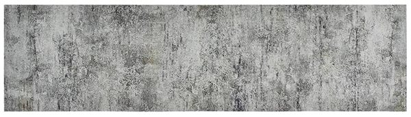 Koberec SHUMEE Kuchynský koberec, umývateľný, 45 × 150 cm, zamat, betón ...