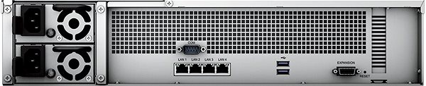  NAS  Synology RS2421RP+ Connectivity (ports)