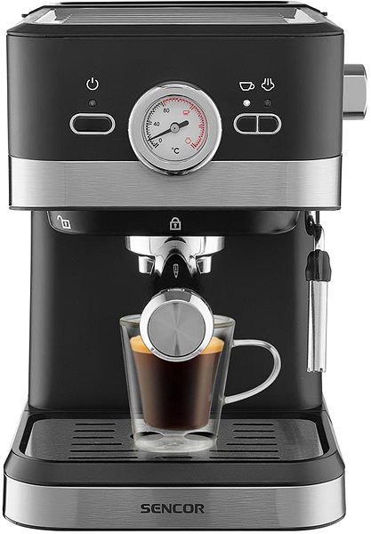 Pákový kávovar SENCOR SES 1721BK Espresso ...