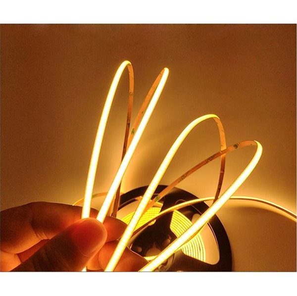 LED-Streifen Solight LED COB Lichtleiste 5m, 10W/m, 1000lm/m, CRi>90, IP44, warmweiß Lifestyle