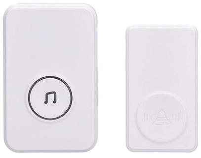 Doorbell Solight wireless doorbell, battery-free, for socket, 150m, white, learning code ...