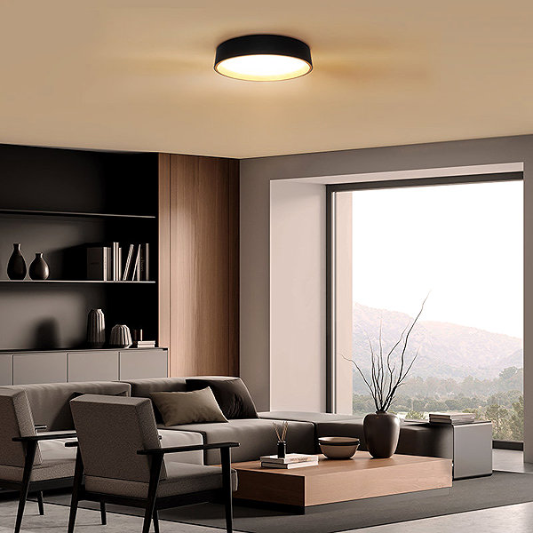 Deckenleuchte Solight LED Beleuchtung WO8016, schwarz ...