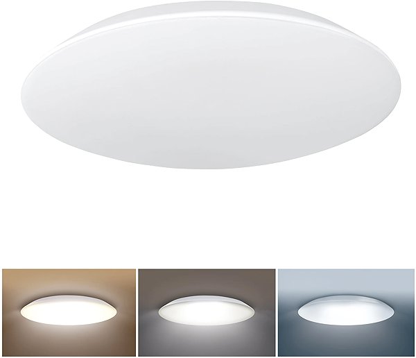Deckenleuchte Solight LED Adrano Beleuchtung mit Feuchtigkeitsschutz WO822, 23 cm, weiß ...