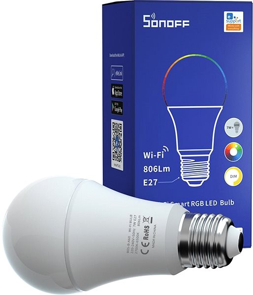 LED Bulb Sonoff B05-BL-A60 Wi-Fi Smart LED Bulb Package content