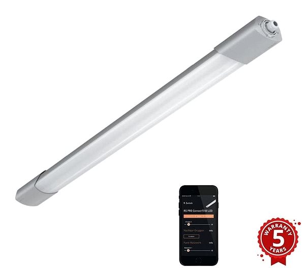 Ceiling Light Steinel 052904 - RS PRO Connect 5100, LED/30W/230V/IP66/4000K ...