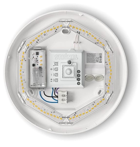 Ceiling Light Steinel 058586 - LED Bathroom Ceiling Light with Sensor RS PRO, LED/16W/230V/IP54 Back page