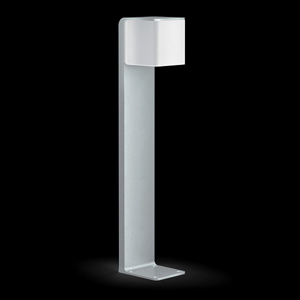 Garden Lighting SteiNel 055486 - LED OUTDOOR LAMP WITH SENSOR CUBO LED/9,5W/230V IP44 Silver Features/technology