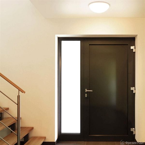 Ceiling Light Steinel 730116 - Bathroom Ceiling Light with Sensor RS 100 L, 1xE27/100W/230V/IP44 Lifestyle