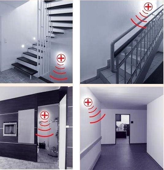 Ceiling Light Steinel 730116 - Bathroom Ceiling Light with Sensor RS 100 L, 1xE27/100W/230V/IP44 Features/technology