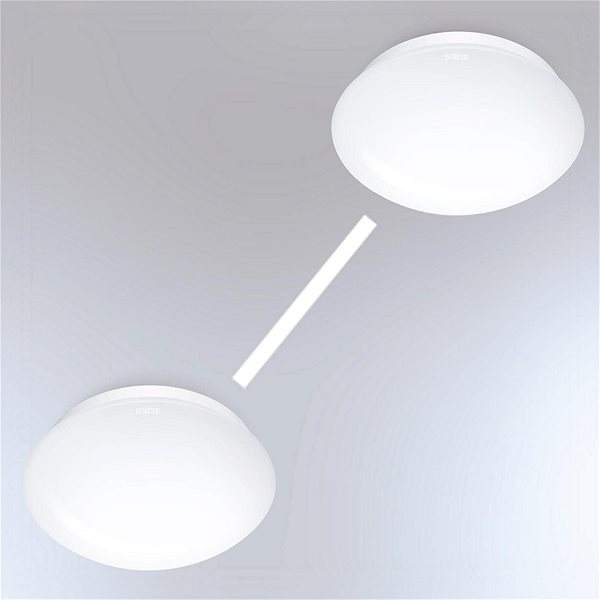 Ceiling Light Steinel 056070 - LED Bathroom Ceiling Light with Sensor RS PRO, LED/16W/230V/IP54 Features/technology