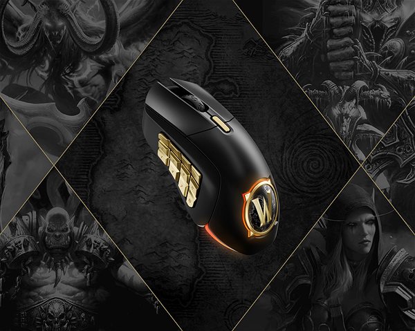 Gaming Mouse SteelSeries Aerox 9 Wireless WOW Edition ...