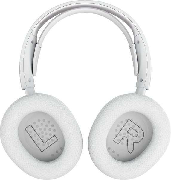 SteelSeries Arctis Nova 5P White gaming headset.