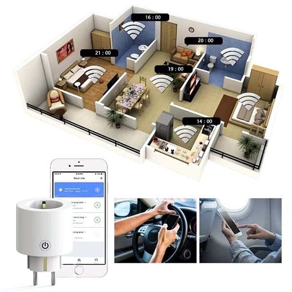 Smart zásuvka MOES smart WIFI socket Vlastnosti/technológia