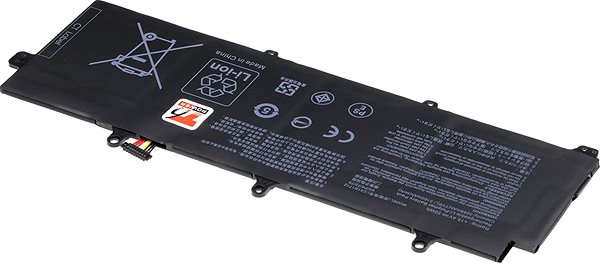 Batéria do notebooku T6 Power na notebook Asus C41N1712, Li-Poly, 15,4 V, 3 255 mAh (50 Wh), čierna ...