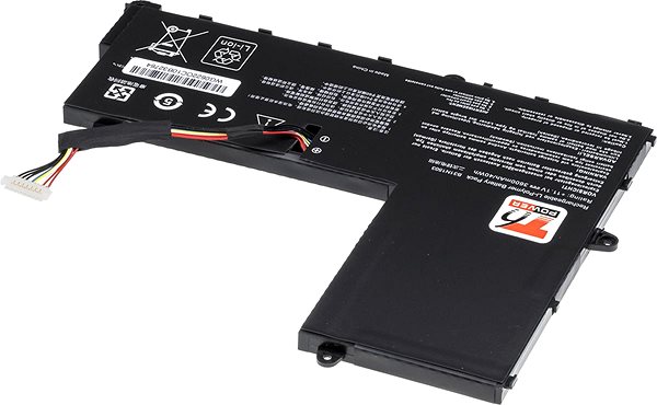 Baterie do notebooku T6 Power pro notebook Asus 0B200-01690000, Li-Poly, 11,1 V, 3600 mAh (40 Wh), černá ...