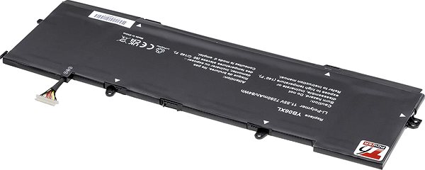 Laptop akkumulátor T6 Power Hewlett Packard YB06XL kompatibilis, Li-Poly, 11,55 V, 7280 mAh (84 Wh), fekete ...
