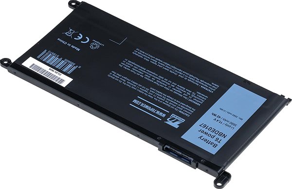 Batéria do notebooku T6 Power pre Dell Inspiron 13 5379, Li-Ion, 3680 mAh (42 Wh), 11,4 V ...