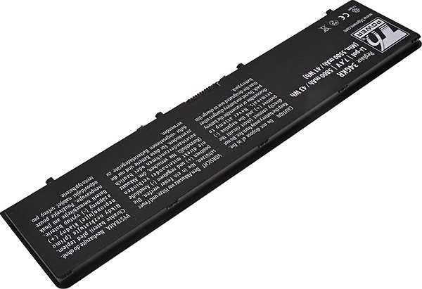 Baterie do notebooku T6 Power pro notebook Dell 451-BBOG, Li-Poly, 7,4 V, 5800 mAh (43 Wh), černá ...