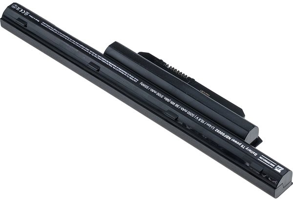Batéria do notebooku T6 Power pre Fujitsu Siemens LifeBook E754, Li-Ion, 10,8 V, 5200 mAh (56 Wh), čierna ...