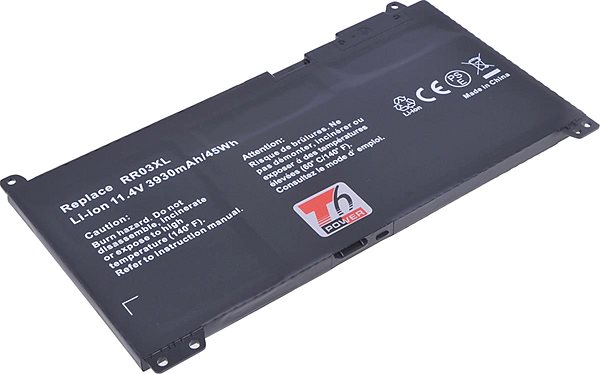 Batéria do notebooku T6 Power pre Hewlett Packard ProBook 450 G4, Li-Poly, 11,4 V, 3930 mAh (45 Wh), čierna ...