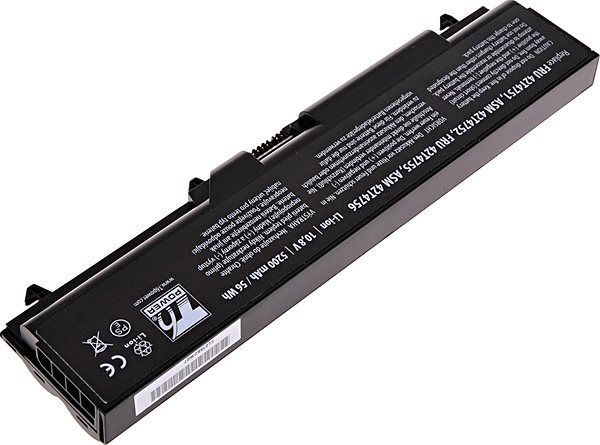 Batéria do notebooku T6 Power na Lenovo ThinkPad E40, Li-Ion, 10,8 V, 5200 mAh (56 Wh), čierna ...