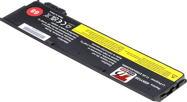 Batéria do notebooku T6 Power pre notebook Lenovo 45N1127, Li-Poly, 11,4 V, 2100 mAh (24 Wh), čierna ...
