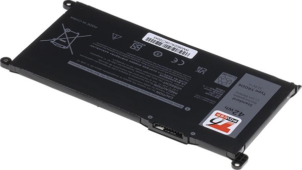 Laptop akkumulátor T6 Power Dell WJPC4 kompatibilis, Li-Ion, 11,4 V, 3680 mAh, 42 Wh ...