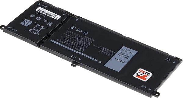 Batéria do notebooku T6 Power na Dell Inspiron 13 7306 2in1, Li-Poly, 15 V, 3 530 mAh 53 Wh ...