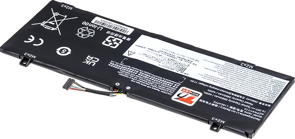Laptop akkumulátor T6 Power Lenovo L18C4PF4 kompatibilis, Li-Poly, 15,36 V, 2964 mAh (45 Wh), fekete ...
