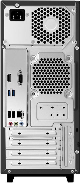 Computer ASUS ExperCenter S300MA-510400028W Black Back page