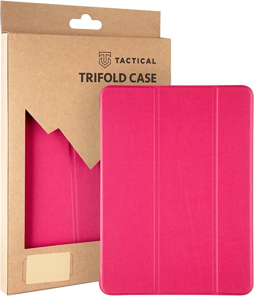 Tablet Case Tactical Book Tri Fold Case for Samsung T500/T505 Galaxy Tab A7 10.4 Pink Packaging/box