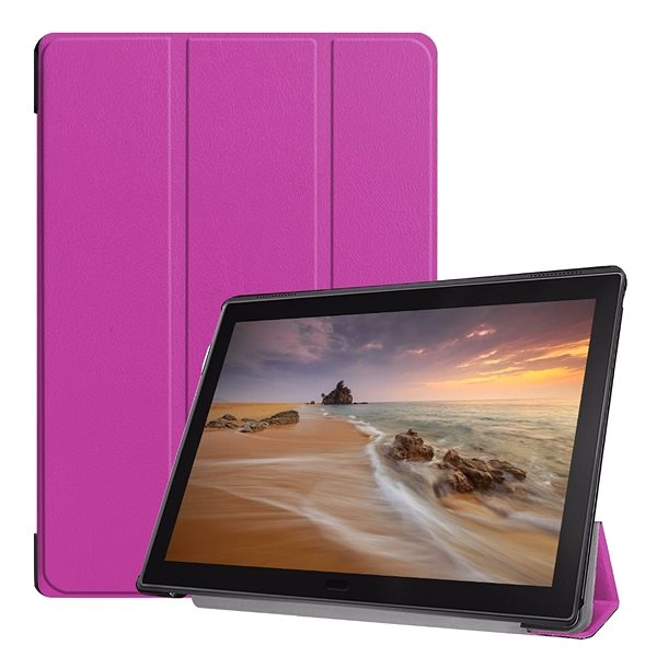 Tablet Case Tactical Book Tri Fold Case for Huawei MediaPad T3 10, Pink Lifestyle