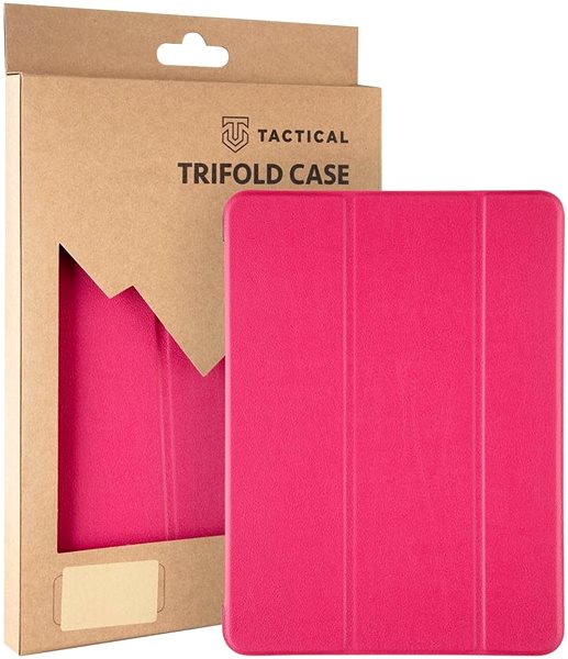 Puzdro na tablet Tactical Book Tri Fold Puzdro na Samsung X200/X205 Galaxy Tab A8 10.5 Pink Obal/škatuľka