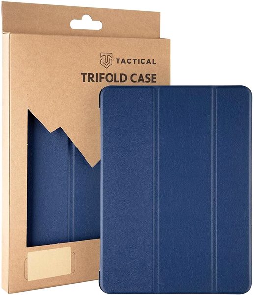 Tablet-Hülle Tactical Book Tri Fold Case für Samsung X200 / X205 Galaxy Tab A8 10,5 - Blau Verpackung/Box