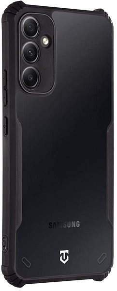 Telefon tok Tactical Quantum Stealth Samsung Galaxy A34 5G átlátszó/fekete tok ...