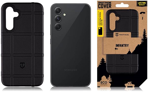 Kryt na mobil Tactical Infantry Kryt pre Samsung Galaxy A54 5G Black .