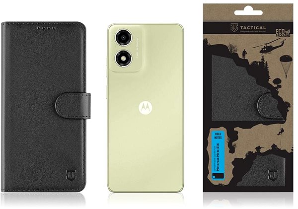 Softcase-Handyhülle Tactical Field Notes für das Motorola Moto E14 Black ...
