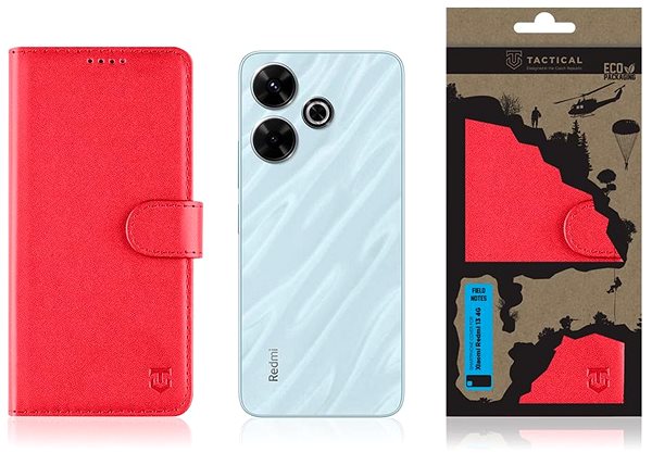 Softcase-Handyhülle Tactical Field Notes für das Xiaomi Redmi 13 4G Red ...