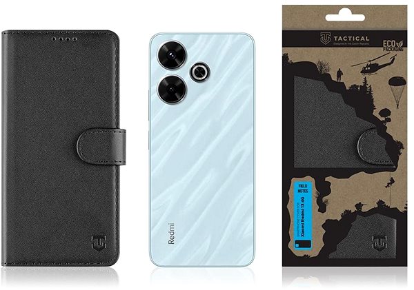 Softcase-Handyhülle Tactical Field Notes für das Xiaomi Redmi 13 4G Black ...