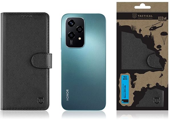Mobiltelefon tok Tactical Field Notes pro Honor 200 Lite Black tok ...
