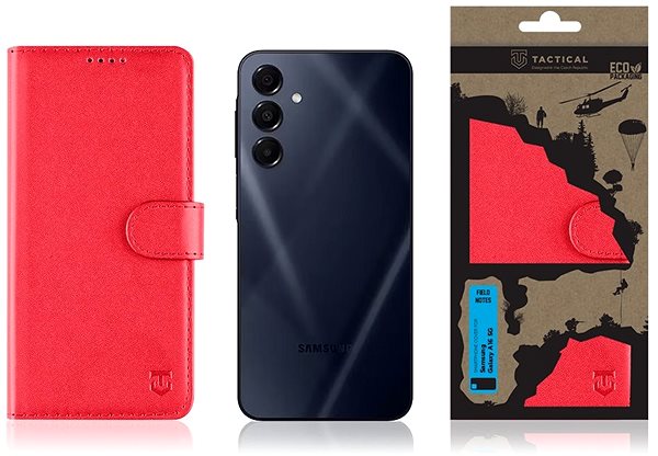 Puzdro na mobil Tactical Field Notes pro Samsung Galaxy A16 5G Red ...