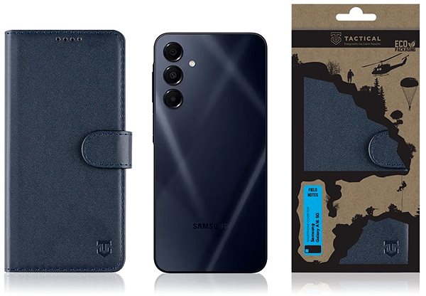 Softcase-Handyhülle Tactical Field Notes für Samsung Galaxy A16 5G Blau ...