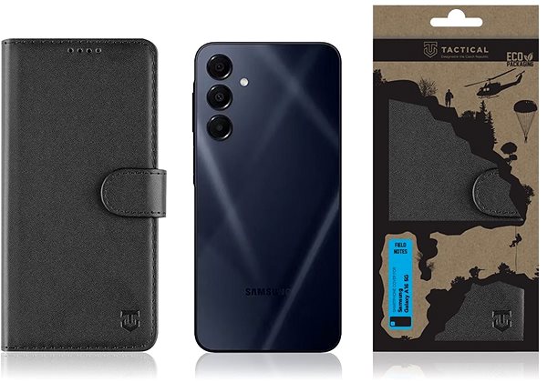 Mobiltelefon tok Tactical Field Notes Samsung Galaxy A16 5G Black tok ...