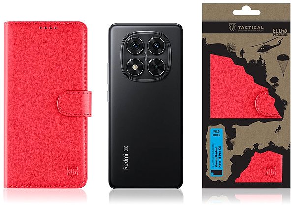 Softcase-Handyhülle Tactical Field Notes für Xiaomi Redmi Note 14 Pro 5G Red ...