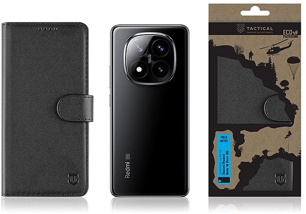 Softcase-Handyhülle Tactical Field Notes für Xiaomi Redmi Note 14 Pro+ 5G Black ...