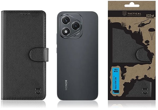 Mobiltelefon tok Tactical Field Notes Honor 400 Lite fekete tok ...