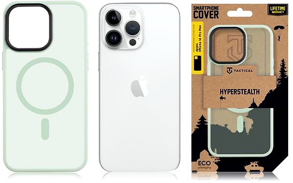 Handyhülle Tactical MagForce Hyperstealth Cover für Apple iPhone 14 Pro Max Beach Green ...