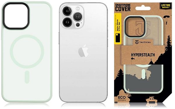 Handyhülle Tactical MagForce Hyperstealth Cover für Apple iPhone 13 Pro Max Beach Green ...