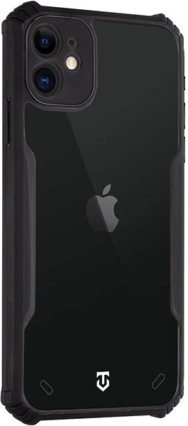 Telefon tok Tactical Quantum Stealth Apple iPhone 11 átlátszó/fekete tok ...