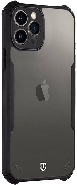 Telefon tok Tactical Quantum Stealth Apple iPhone 12 Pro átlátszó/fekete tok ...